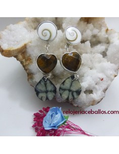 Pendientes de diseño combinados POP
