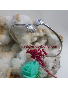 Brazalete de conchas con pedrería fina 151-44