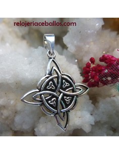 Nudo de Bruja colgante de plata 104-7