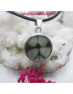 Colgante de plata con Quiastolita engarzada CQE