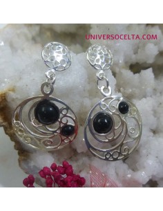 Pendientes calados de plata...