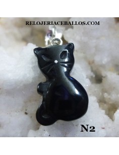 Gato de Azabache tallado TG2