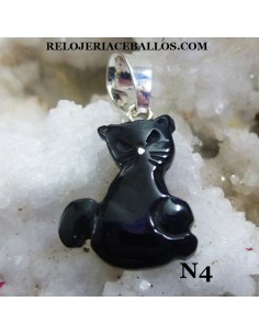 Gato de Azabache tallado TG2 2