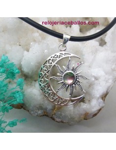 Colgante con Luna y Sol