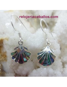 Pendientes concha de avalón
