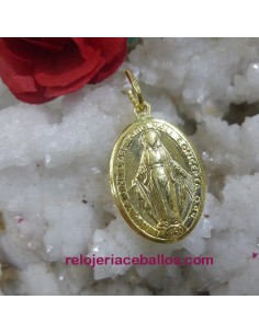 Virgen Milagrosa de plata maciza