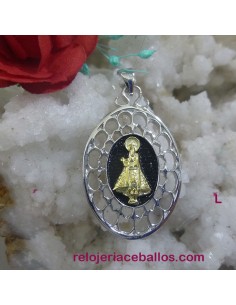 Medalla con orla y Virgen de Covadonga