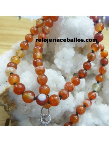 Collar de Corneola y plata
