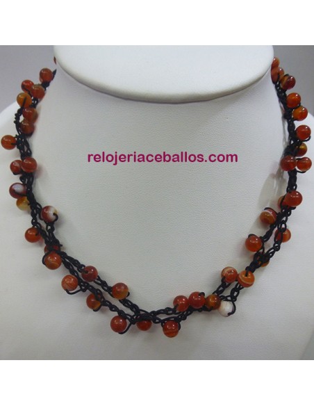 Collar de Ágatas hecho a mano