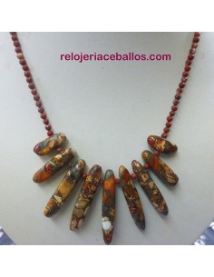 Collar de Jaspe rojo...