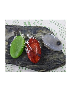 Colgante Colección Coral y Cuarzo CO1
