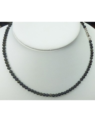 Collar artesano de Obsidiana dorada COB