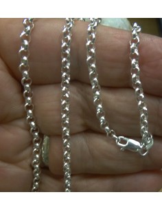 Cadena Rollo de Plata 60 cm