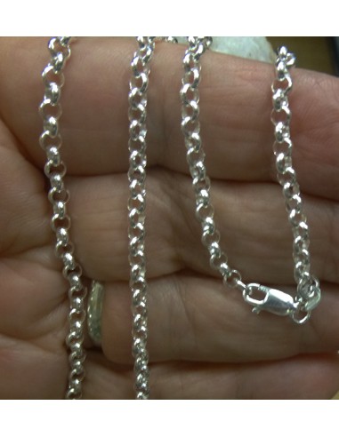 Cadena Rollo de Plata 60 cm