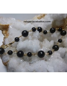 Pulsera de bola de Azabache lisa BLP