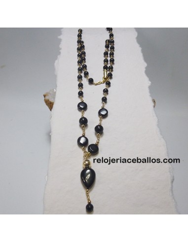 Gargantilla de Golfilled 14 K y Azabache