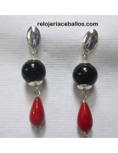Coral y azabache combinado...