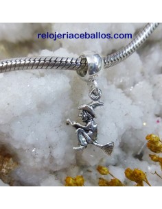 Brujita de la suerte charm para pulsera