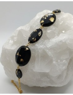 Pulsera artesanal de Carbón