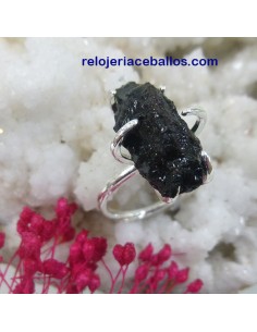 Anillo ajustable engarzado