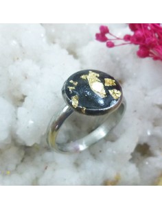 Anillo artesano de carbón... 2