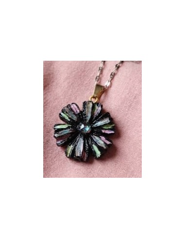 Colgante Flor de carbón
