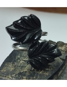 Anillo colección Hoja de Carbón AU4