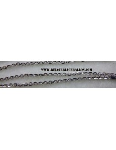 CADENA DE PLATA FORZADA...