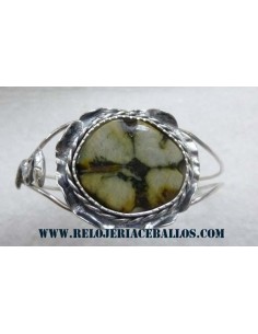 Quiastolita Brazalete de plata QP24