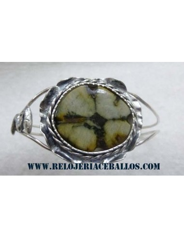 Quiastolita Brazalete de plata QP24