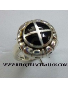 Anillo de Azabache y Plata...