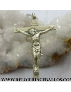 Crucifijo clásico de plata CC9