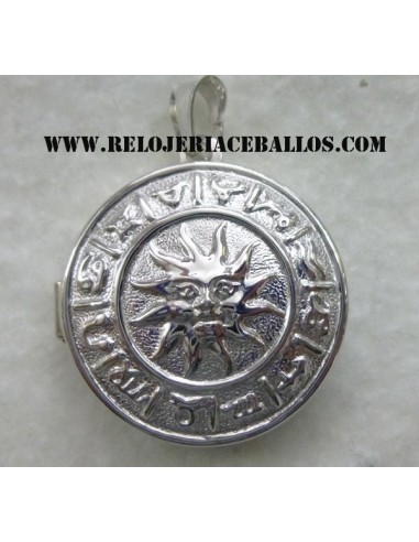 Dije o Relicario de Plata modelo sol