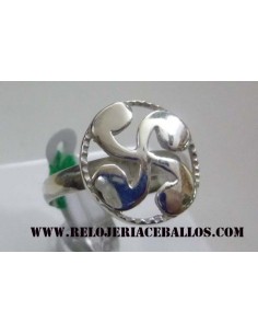 Lauburu sortija de plata ref STR3