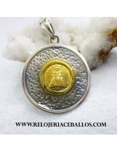 Medalla Covadonga plata chapada covbi