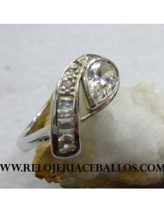 Sortija de Plata con Circonitas n 14