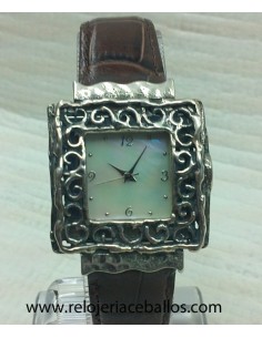 Reloj artesano de plata ref...