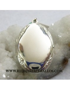 relicario o dije de plata 43260