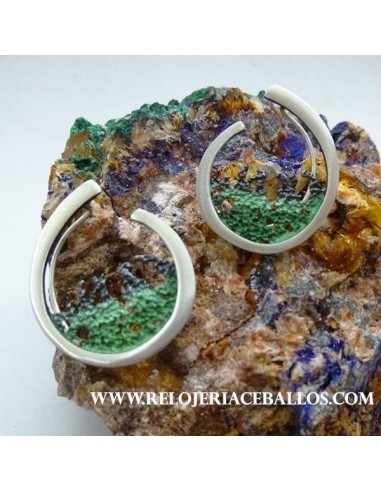 Joyas Orfega Pendiente Ola verde 112236XGP-3