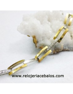 Pulsera de plata y circonitas ref 1300