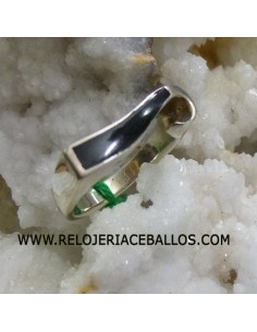 Sortija de Azabache y Plata ref AI64