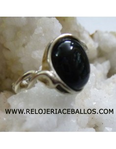 azabache sortija de plata azr23