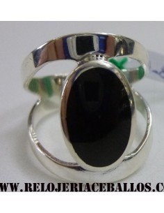 Sortija de Azabache y Plata...