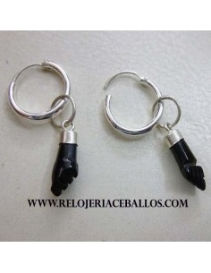 Azabache areta de plata PPA1
