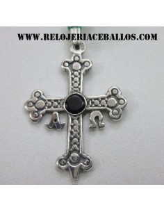 cruz de la victoria de plata y azabache 3820