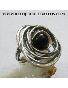 Azabache Sortija de Plata 113253X