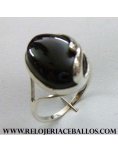 Sortija de Plata de Ley con...