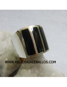 Azabache sello de plata ref A-6 2