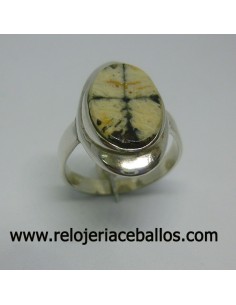 Quiastolita sortija de plata ref SQP