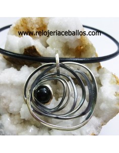 Gargantilla de Azabache y plata 116253x